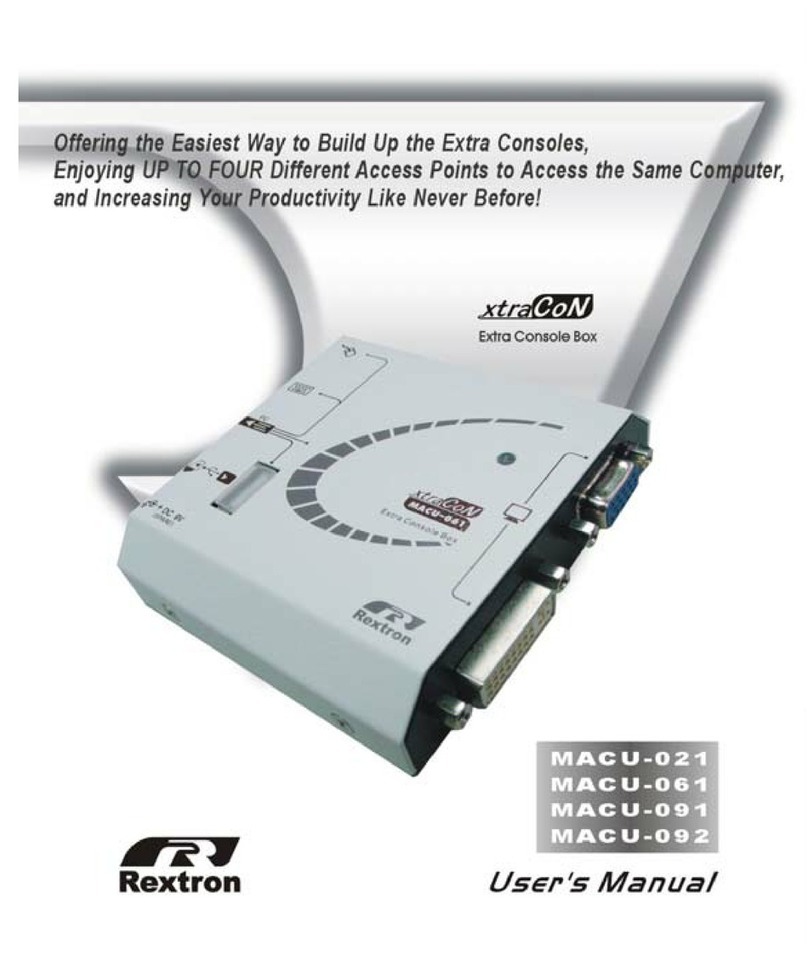 Rextron MACU-091 User manual