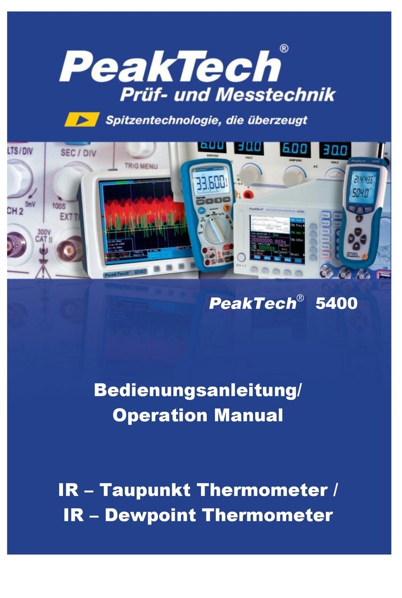 PeakTech 5400 Operation manual