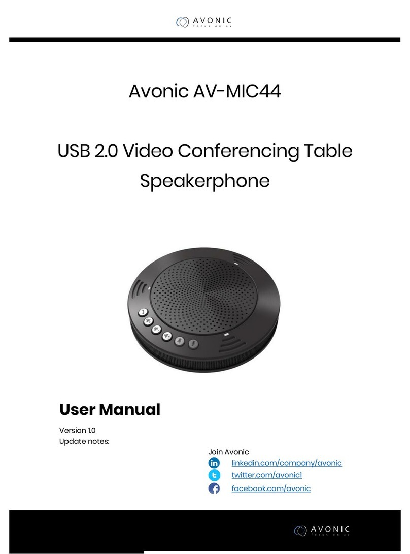 Avonic AV-MIC44 user manual