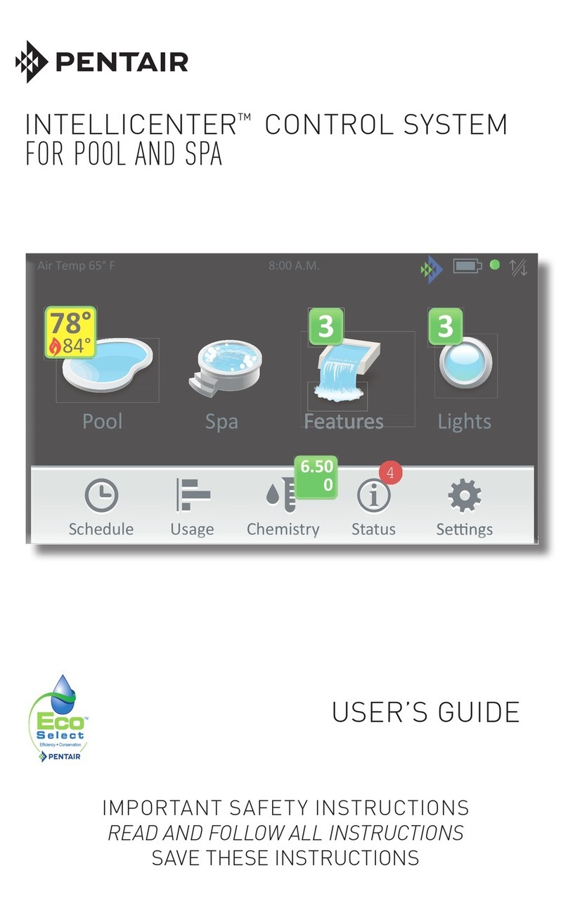 Pentair INTELLICENTER user guide