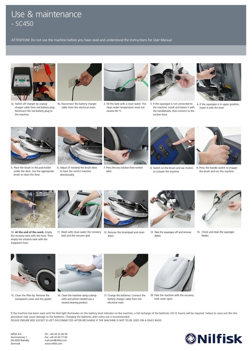 Nilfisk-Advance SC450 Parts list manual