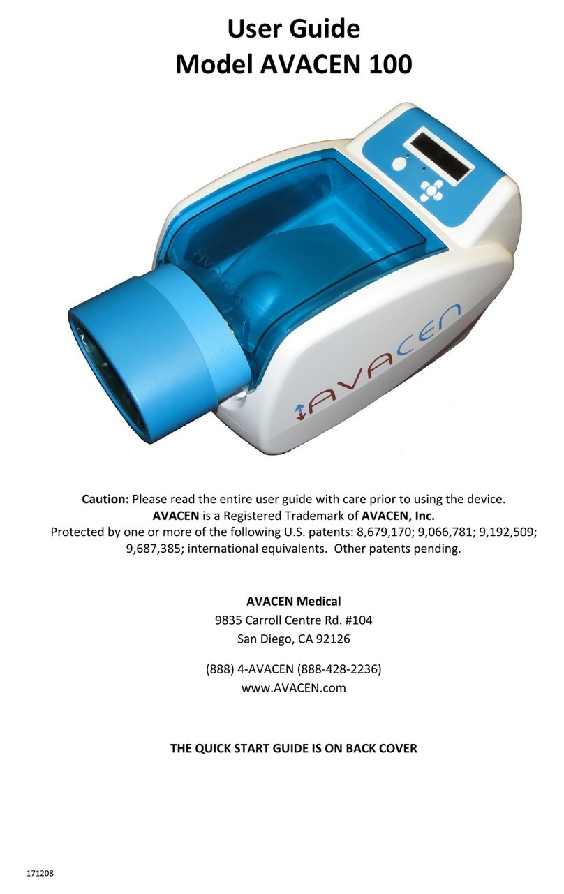 Avacen 100 user guide