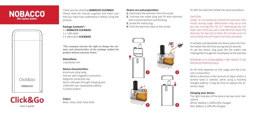 Nobacco CLICK&GO user guide