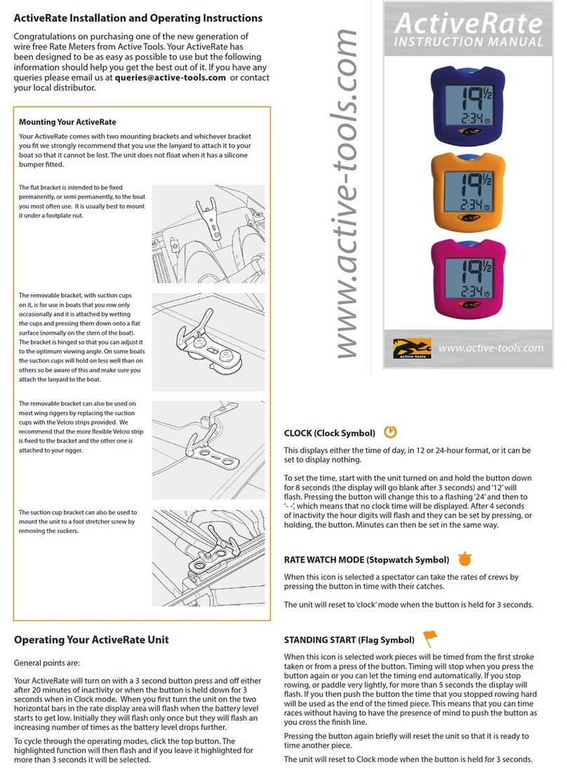 Active Tools ActiveRate instruction manual