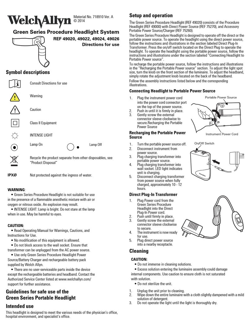 Welch Allyn 49020 Manual