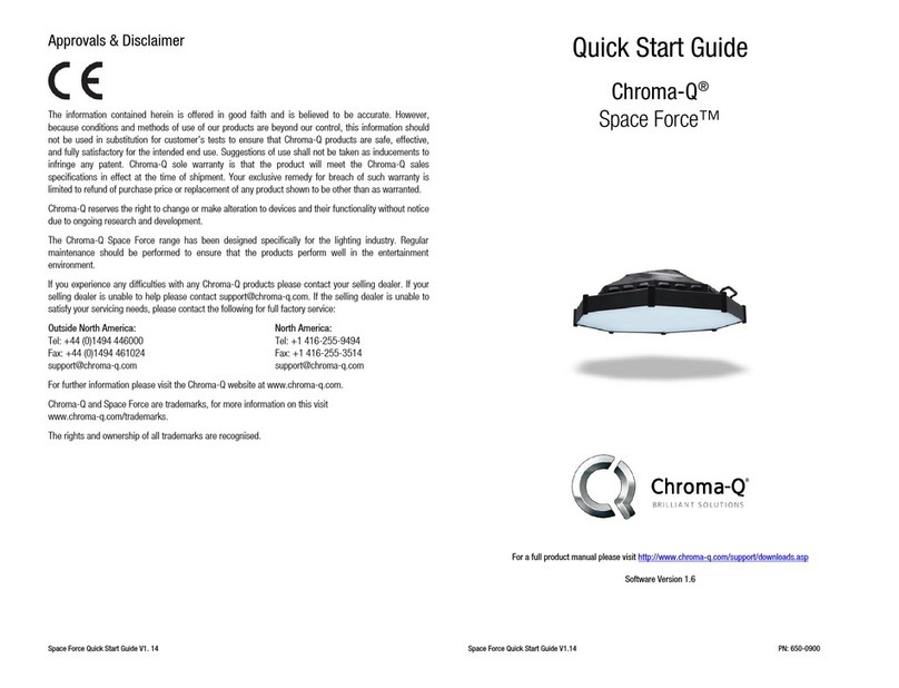Chroma Space Force quick start guide