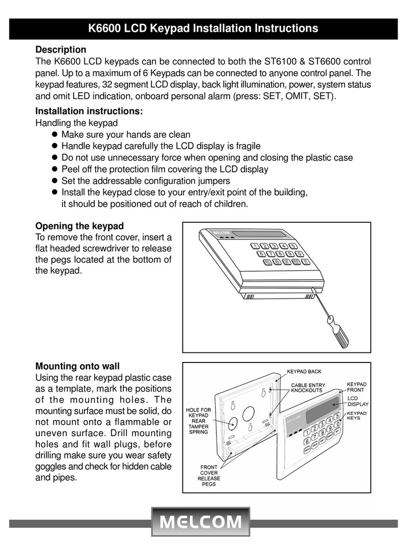 Melcom K6600 User manual