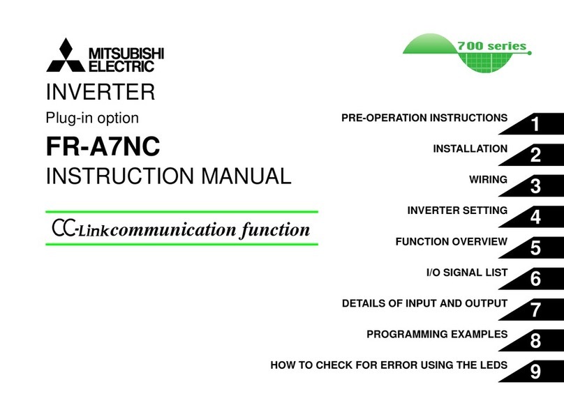 Mitsubishi Electric FR-A7NC E kit-SC instruction manual Mitsubishi Electric FR-A7NC E kit-SC instruction manual