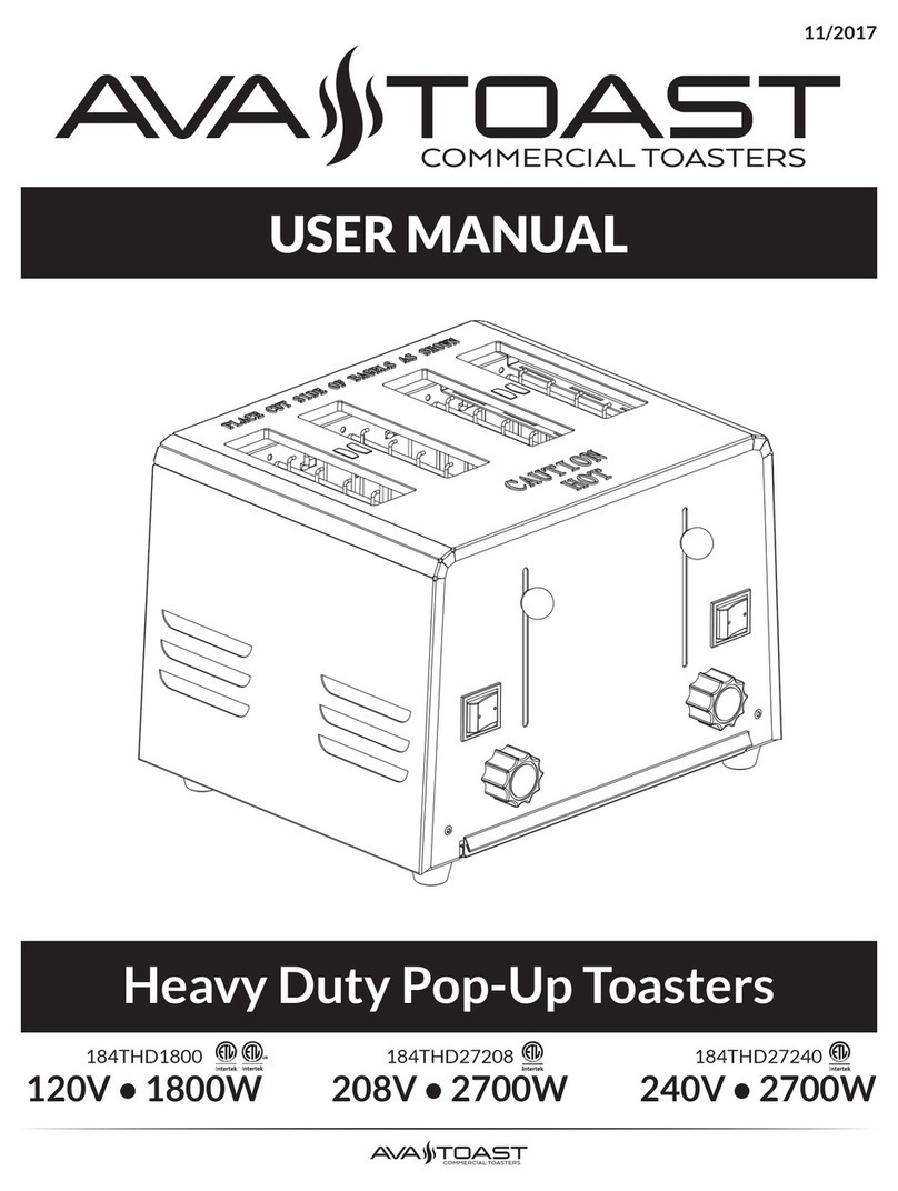 Ava-Toast THD1800 User manual