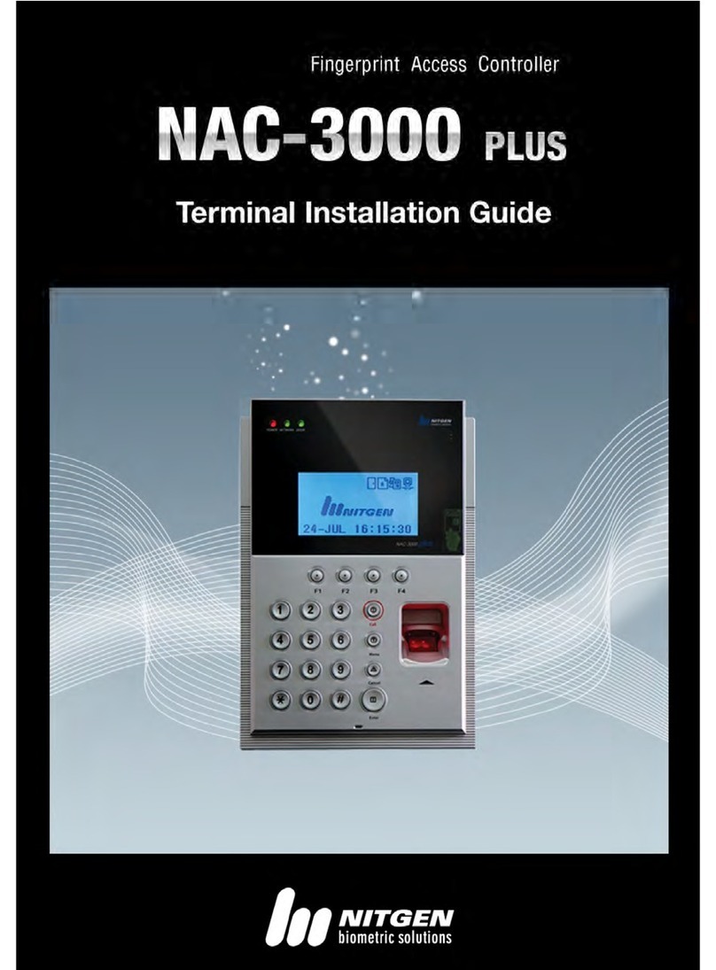 Nitgen NAC-3000 installation guide
