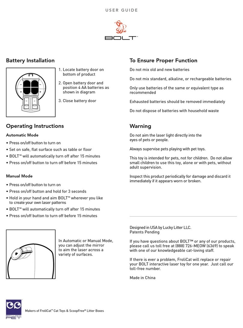 FroliCat Bolt user guide
