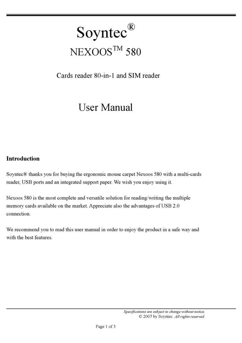 Soyntec NEXOOS 580 user manual