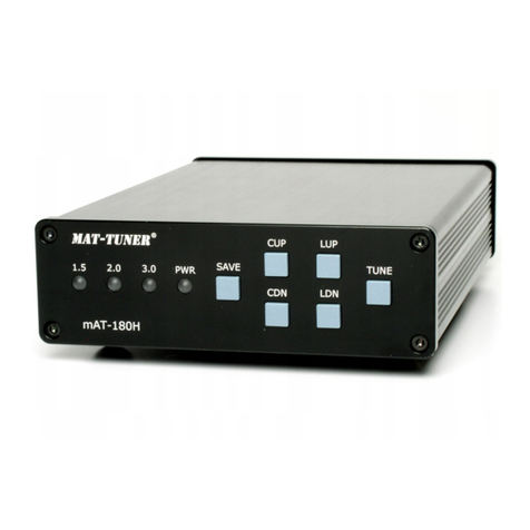 Mat-Tuner mAT-180H instruction manual