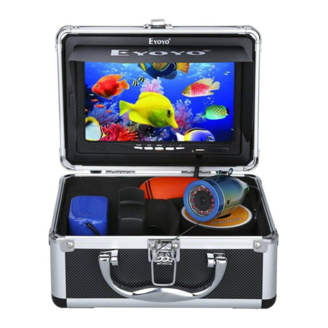 Eyoyo Portable 7 inch LCD Monitor Fish Finder user manual