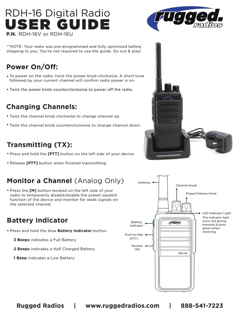 Rugged Radios RDH-16U user guide