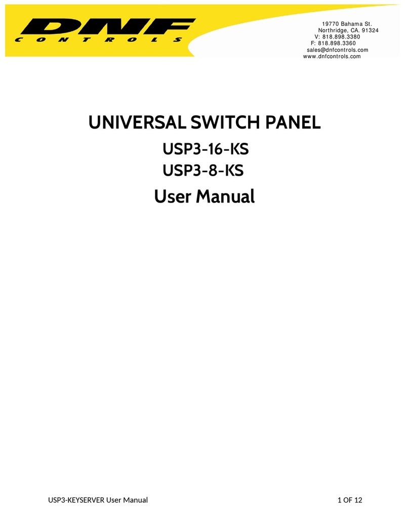 DNF Controls USP3-16-KS user manual DNF Controls USP3-16-KS user manual