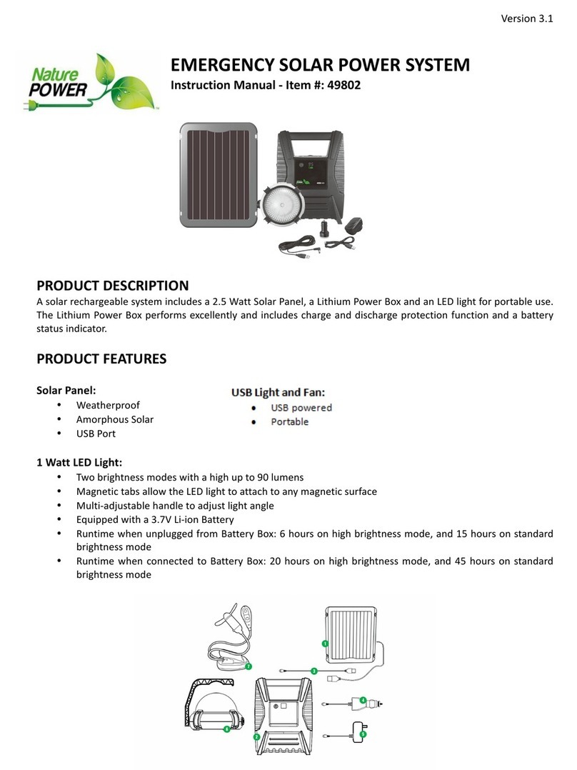 Nature Power 49802 instruction manual