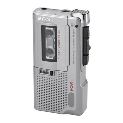 Sony M-650V User manual