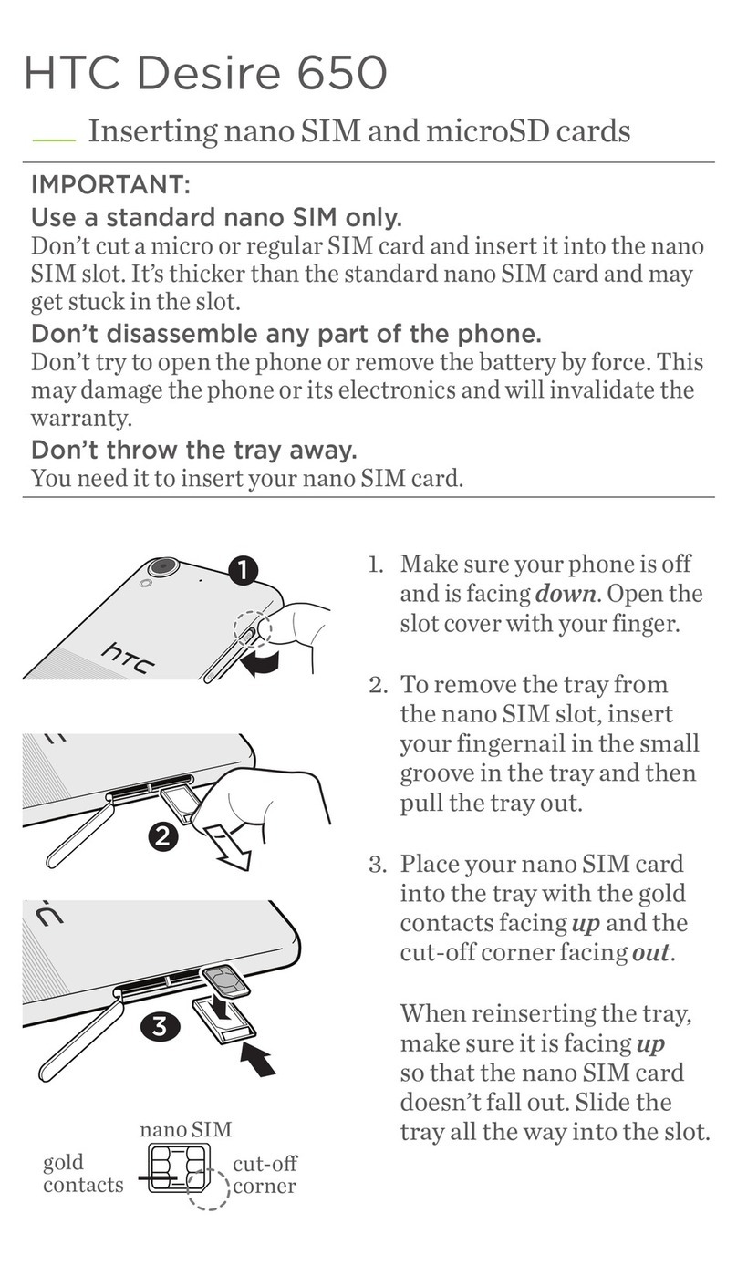 HTC Desire 650 User manual