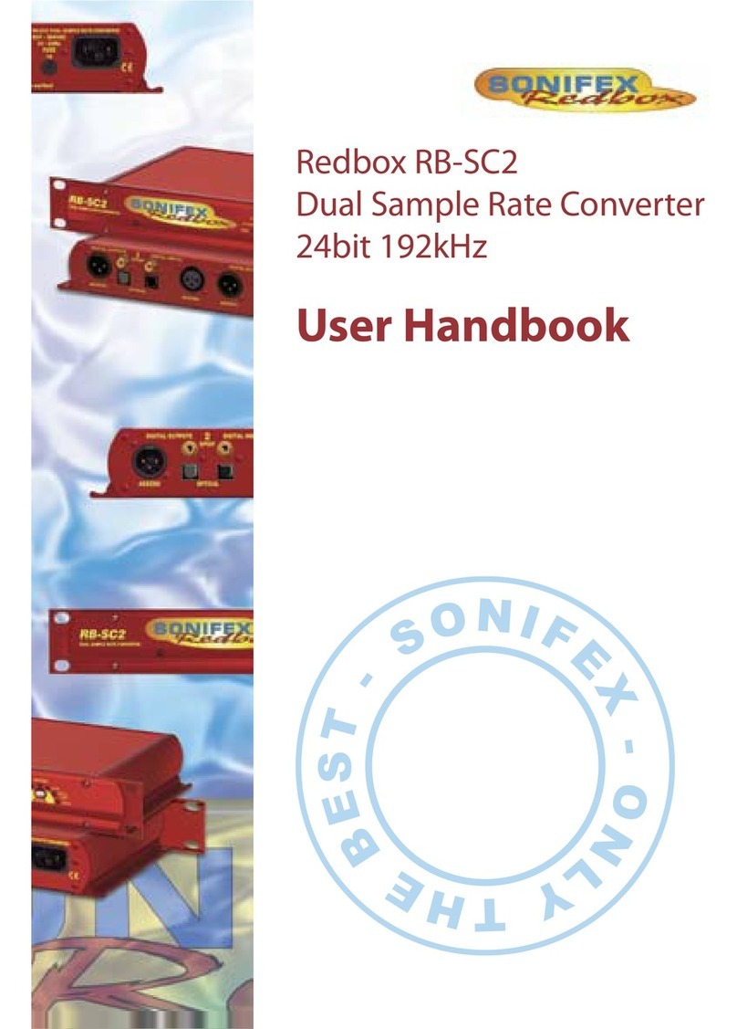 Sonifex Redbox RB-SC2 Instruction Manual Sonifex Redbox RB-SC2 Instruction Manual