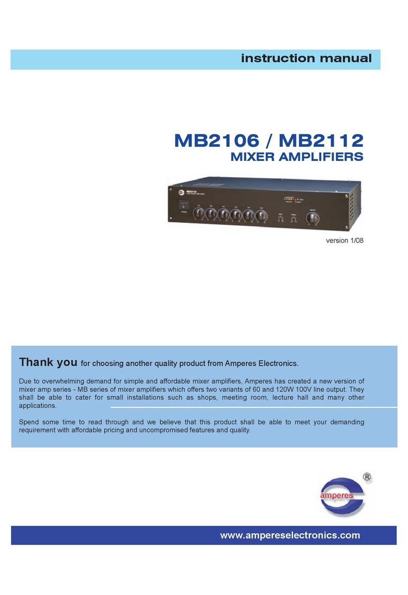 Amperes Electronics MB2106 instruction manual
