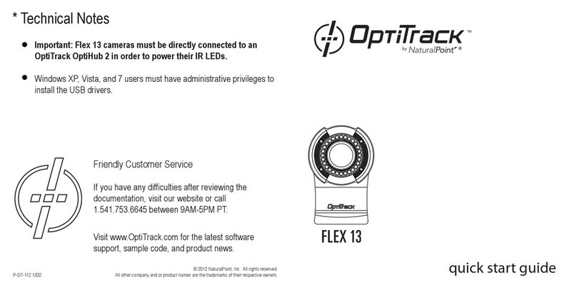 optitrack Flex 13 quick start guide