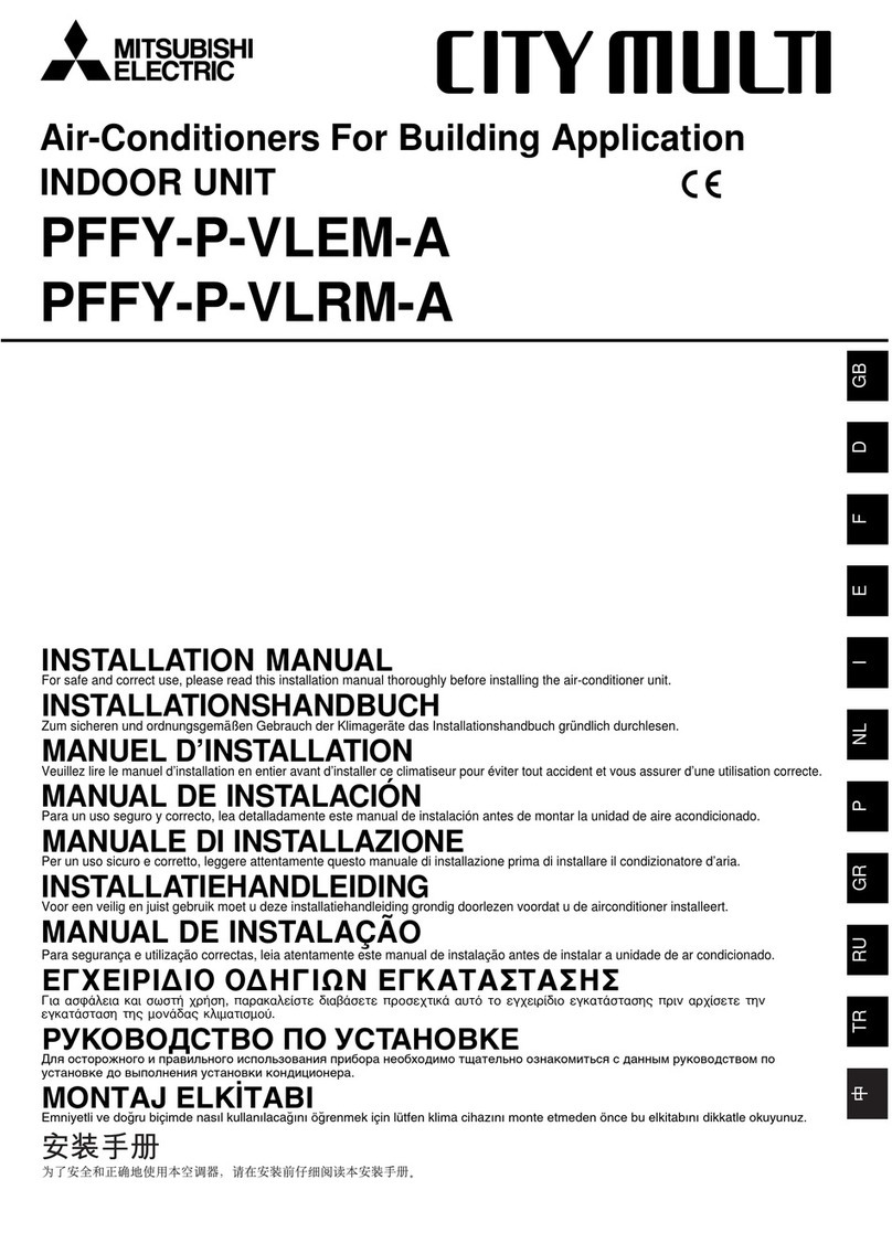 Mitsubishi Electric CITY MULTI PFFY-P-VLEM-A User manual