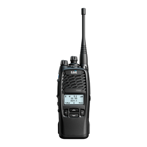 Tait 9400 User manual