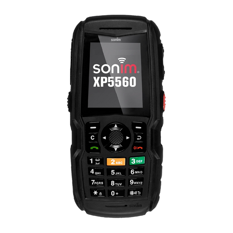 Sonim XP5560 BOLT Faq manual