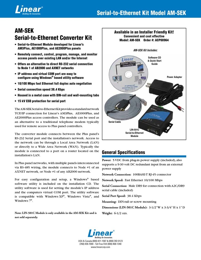 Linear AM-SEK quick start guide