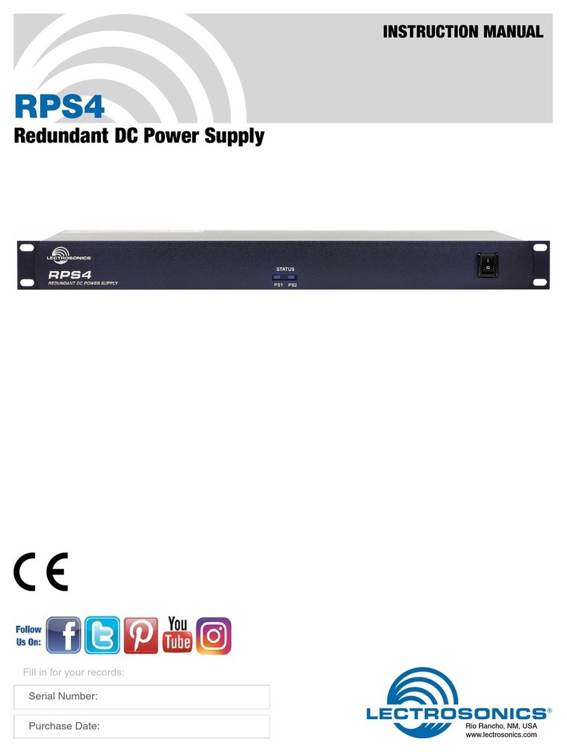 Lectrosonics RPS4 instruction manual
