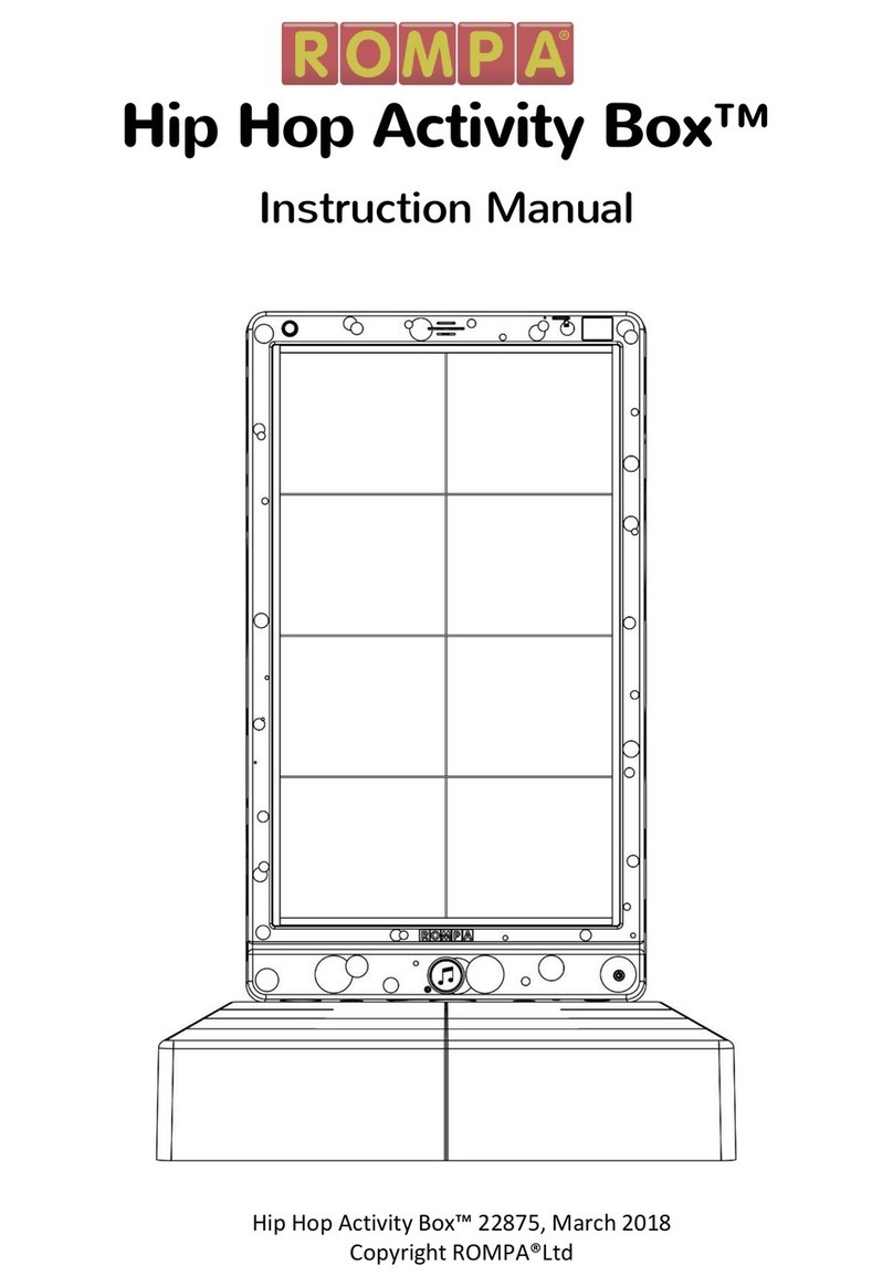Rompa Hip Hop Activity Box instruction manual