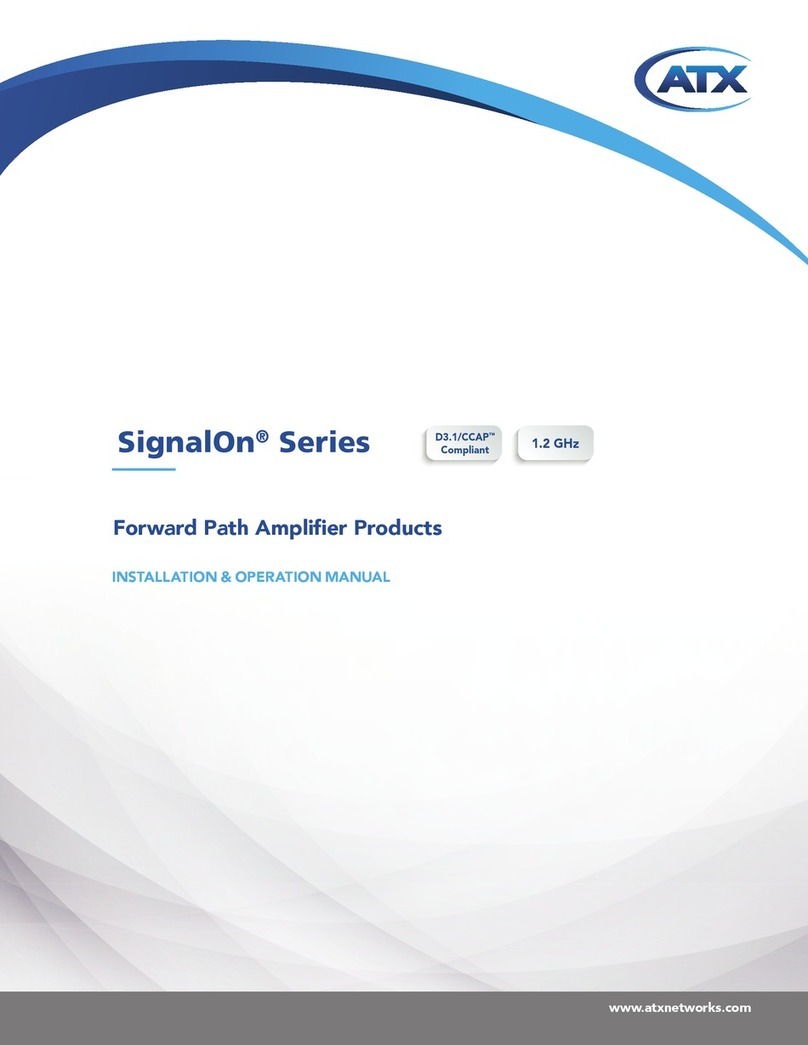 ATX SignalOn Series Installation & operation manual