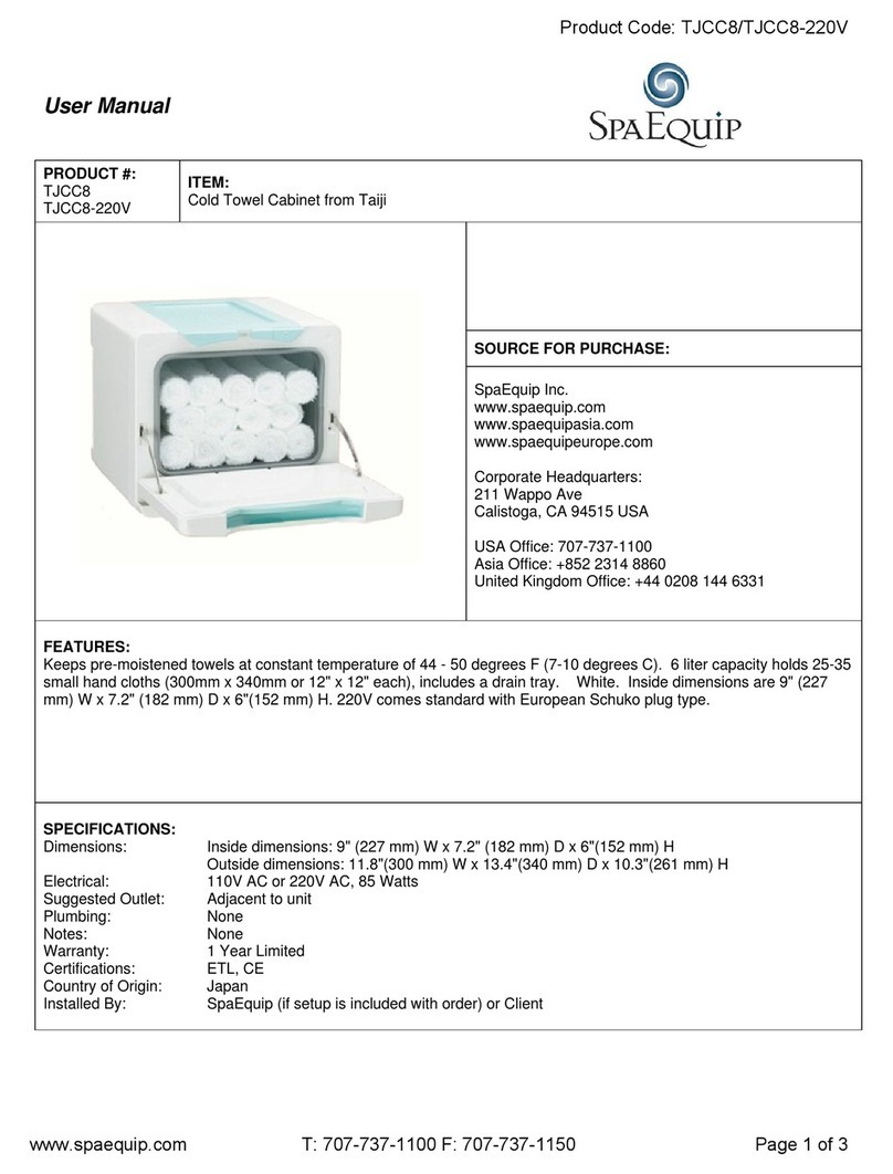 Taiji COOLCABI CC-8 instruction manual Taiji COOLCABI CC-8 instruction manual