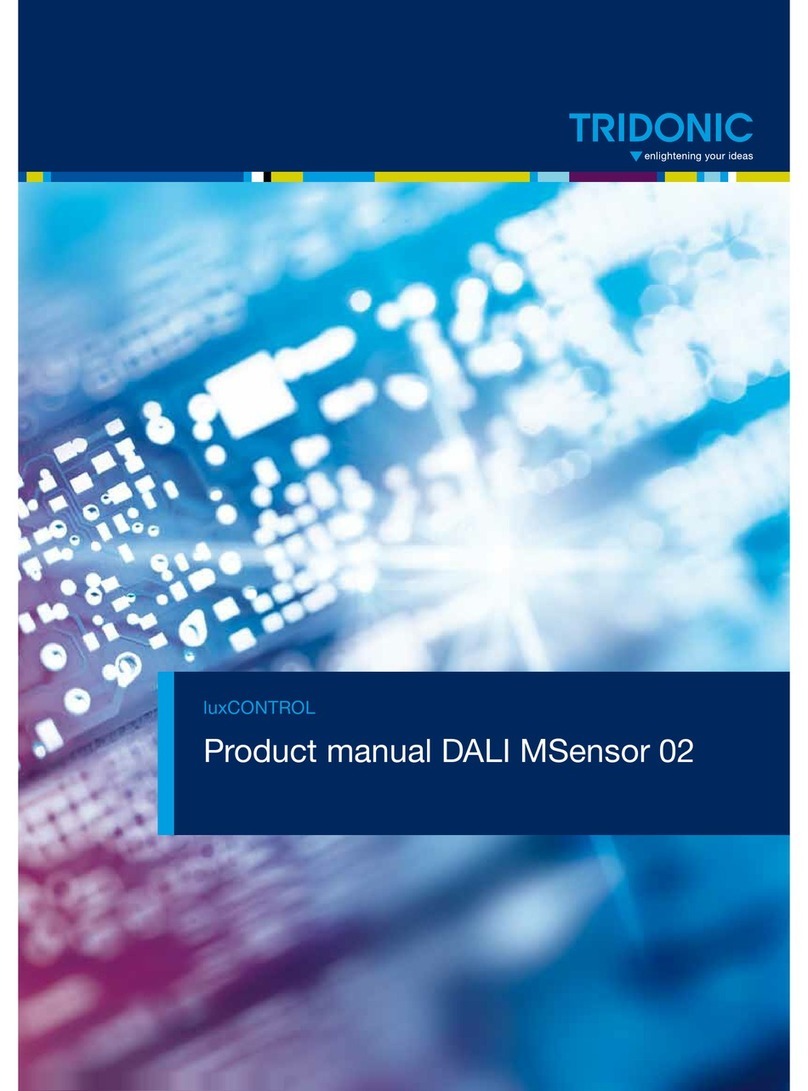 Tridonic DALI MSensor 02 product manual