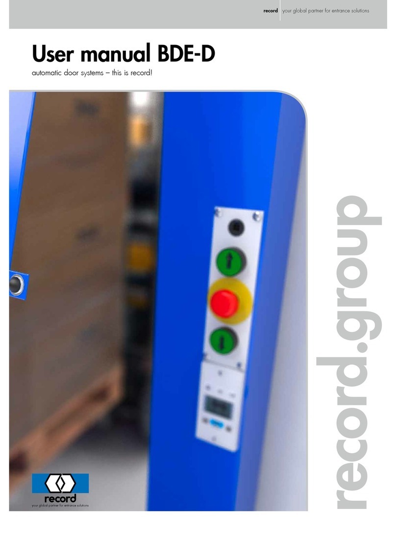 Record BDE-D user manual