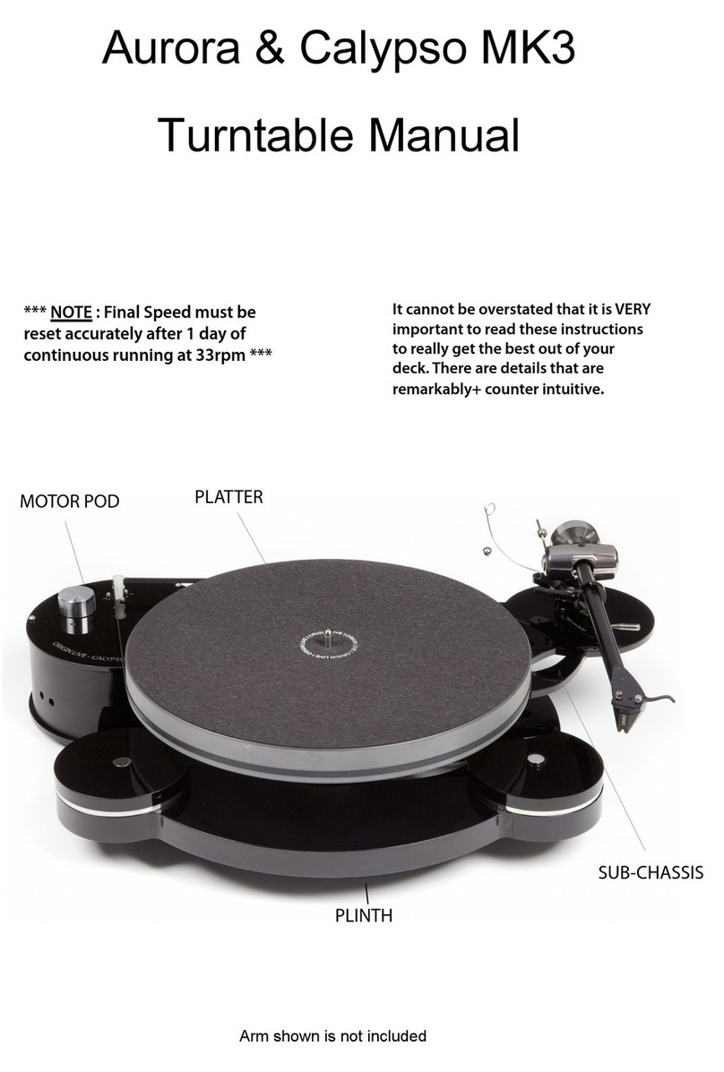Origin live Calypso MK3 manual