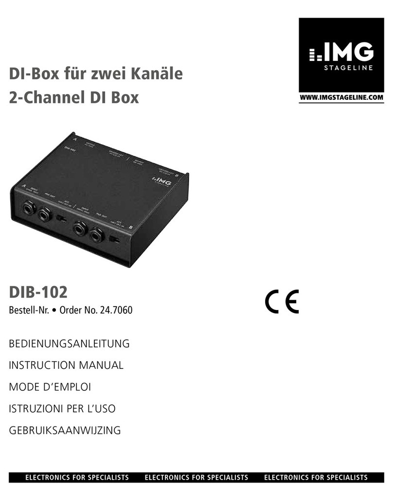IMG STAGE LINE DIB-102 instruction manual