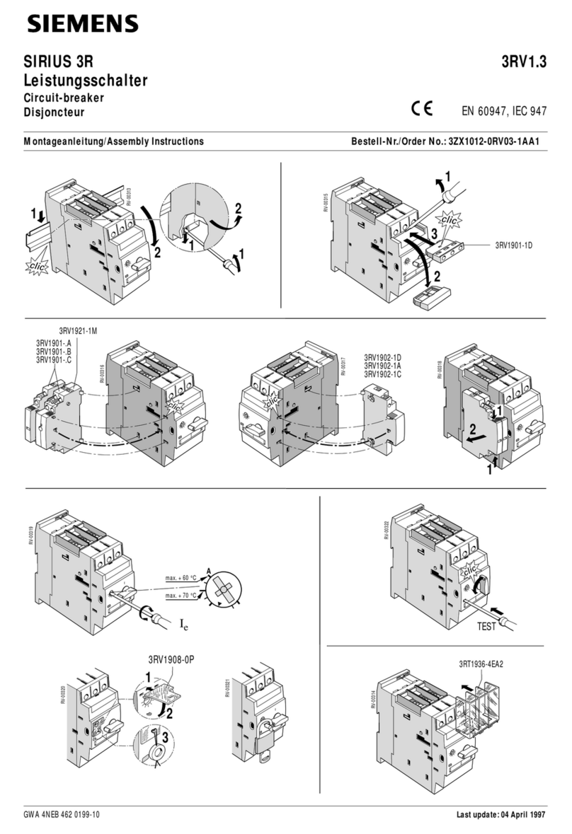 Siemens SIRIUS 3R User manual