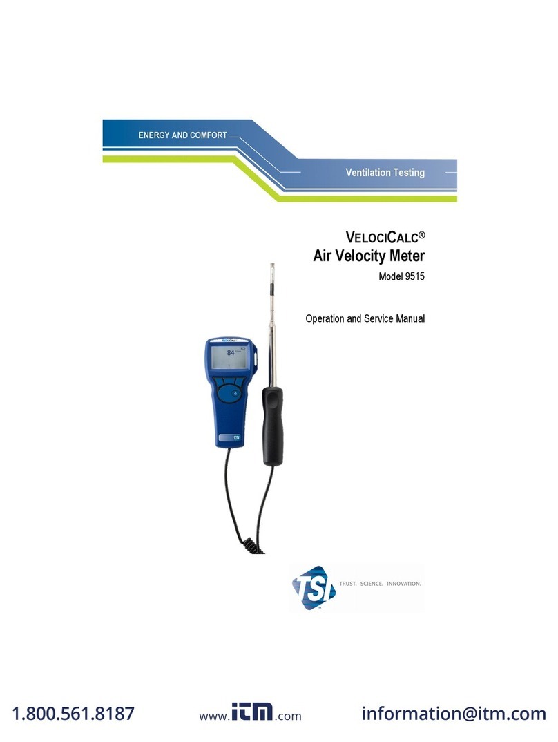 VELOCICALC 9515 Operation and service manual