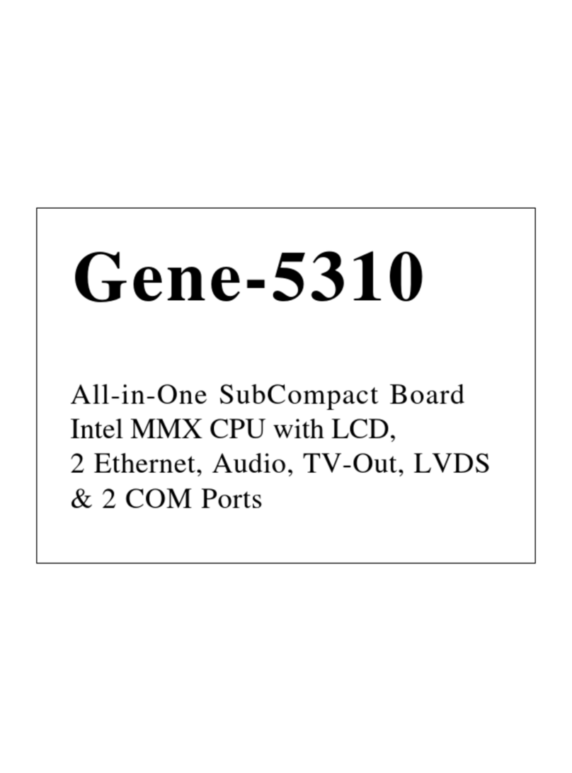 Aaeon Gene-5310 User manual