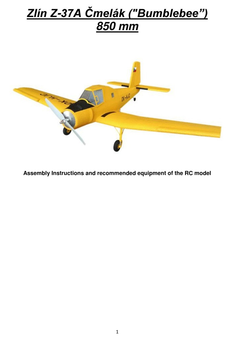 KOR MODEL Zlin Z-37A Cmelak Assembly instructions