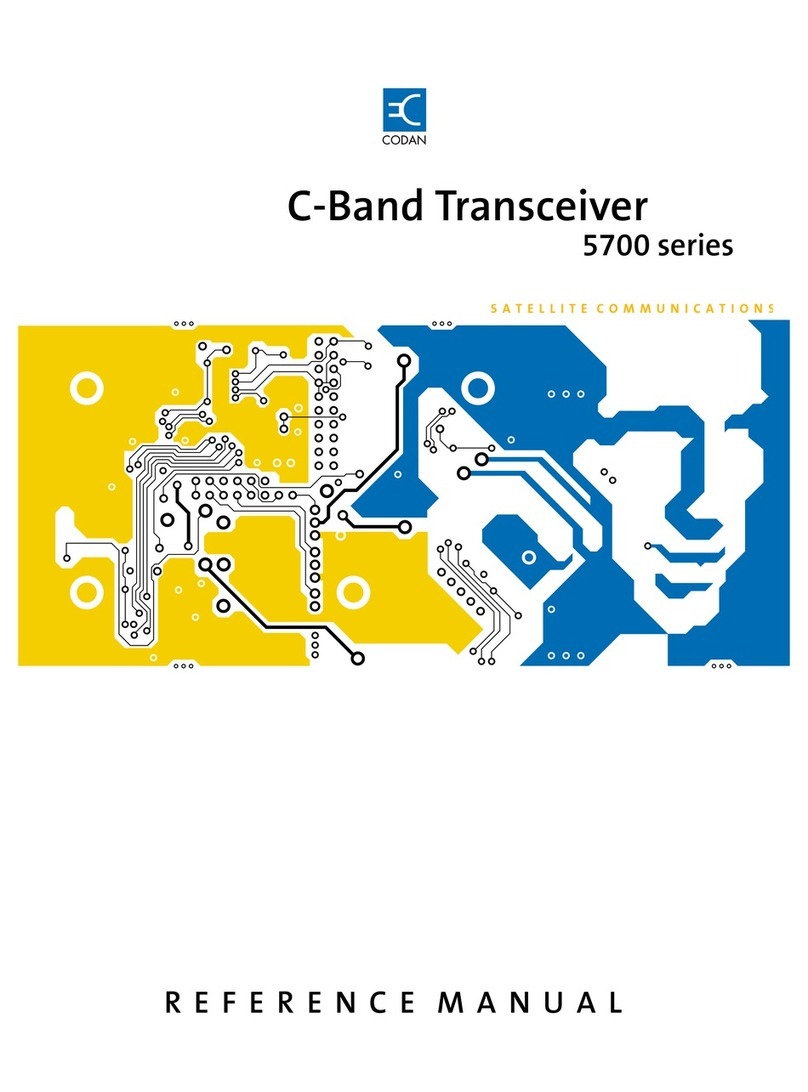 Codan 5705 User manual