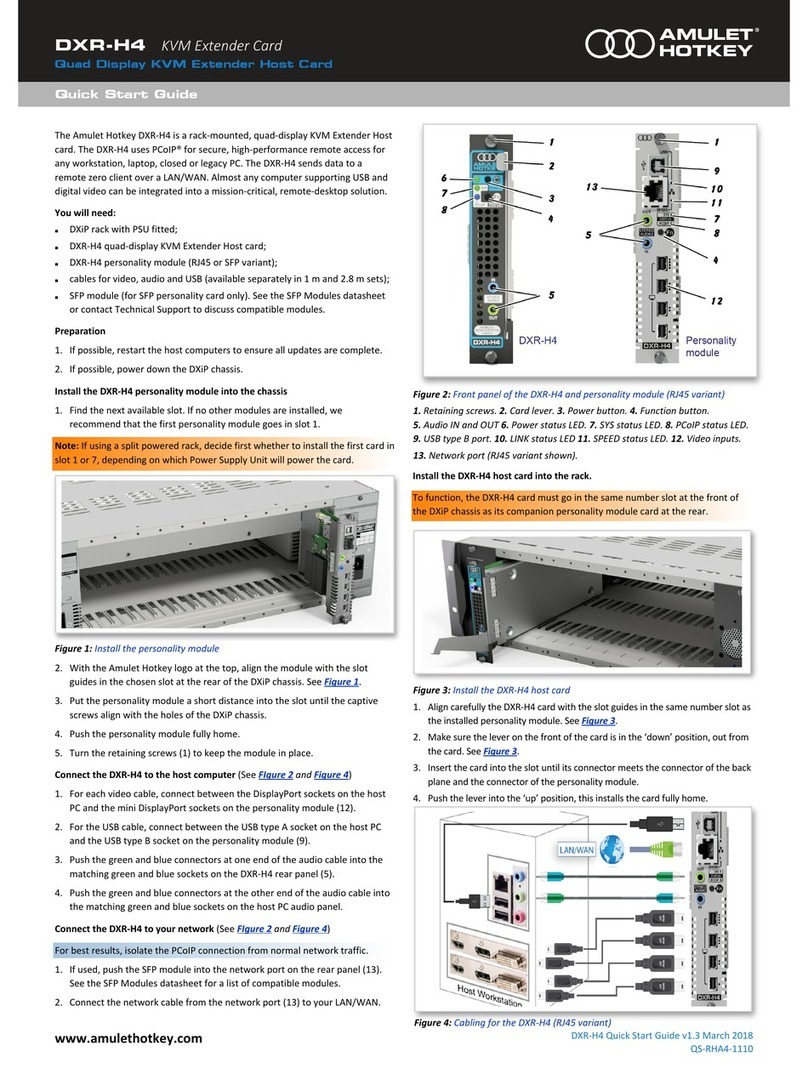Amulet Hotkey DXR-H4 User manual Amulet Hotkey DXR-H4 User manual
