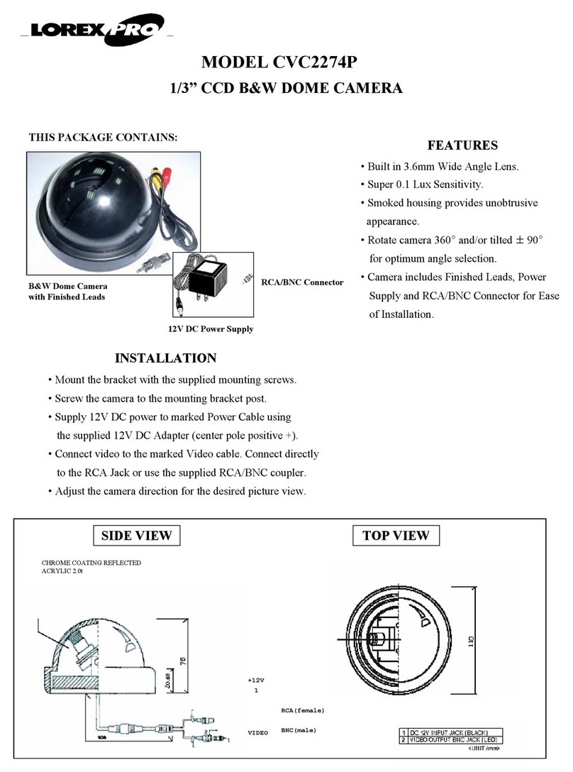 Lorex CVC2274P User manual