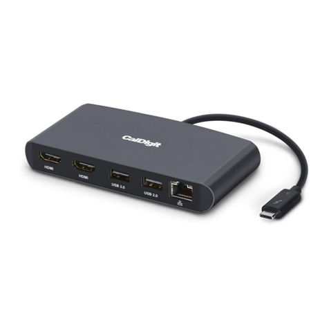 CalDigit Thunderbolt 3 mini Dock user guide