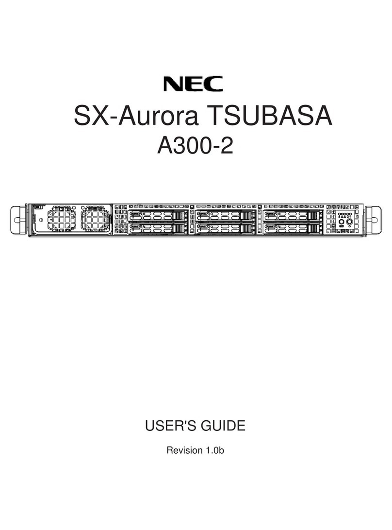 NEC SX-Aurora TSUBASA A300-2 User manual
