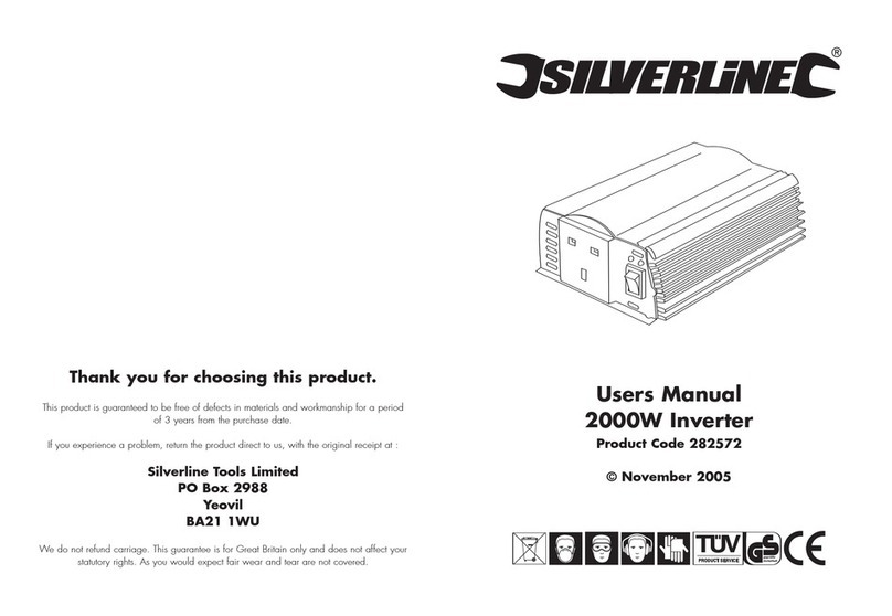 Silverline 282572 user manual Silverline 282572 user manual