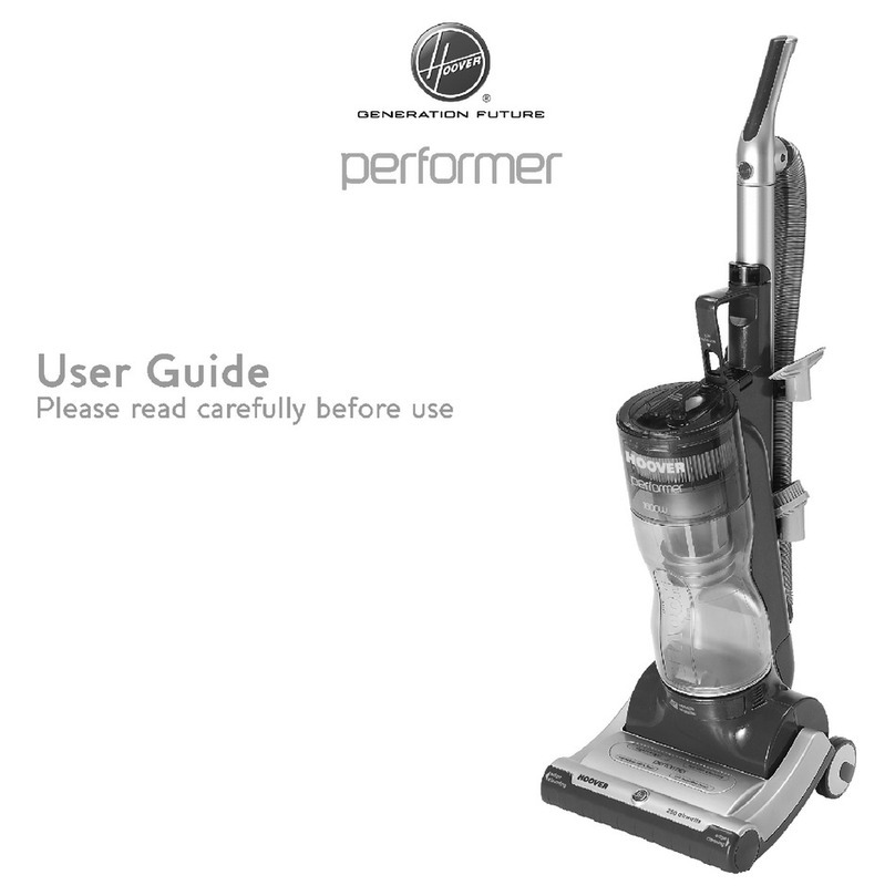 Hoover PERFORMER user manual