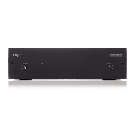 Musical Fidelity LX2-LPS instruction manual